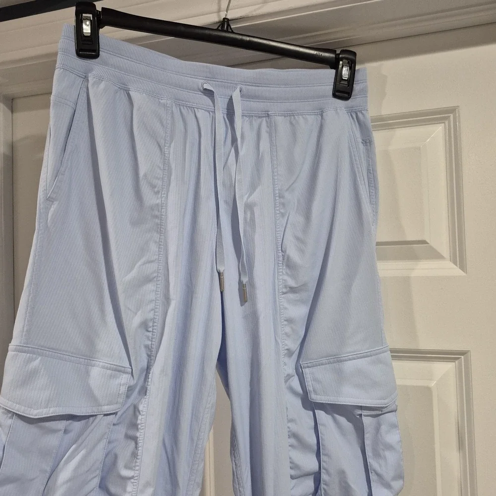 Lululemon Pants Womens Medium Windmill Blue Dance Studio Cargo Jogger Mid-Rise